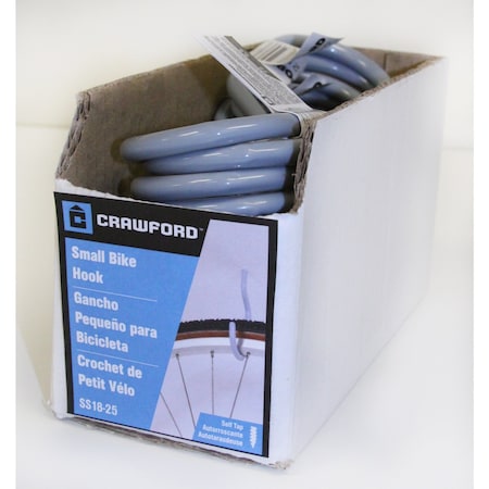 Crawford Crawford Medium Vinyl Coated Gray Steel 5.91 in. L Hook 20 lb 1 pk SS18-25